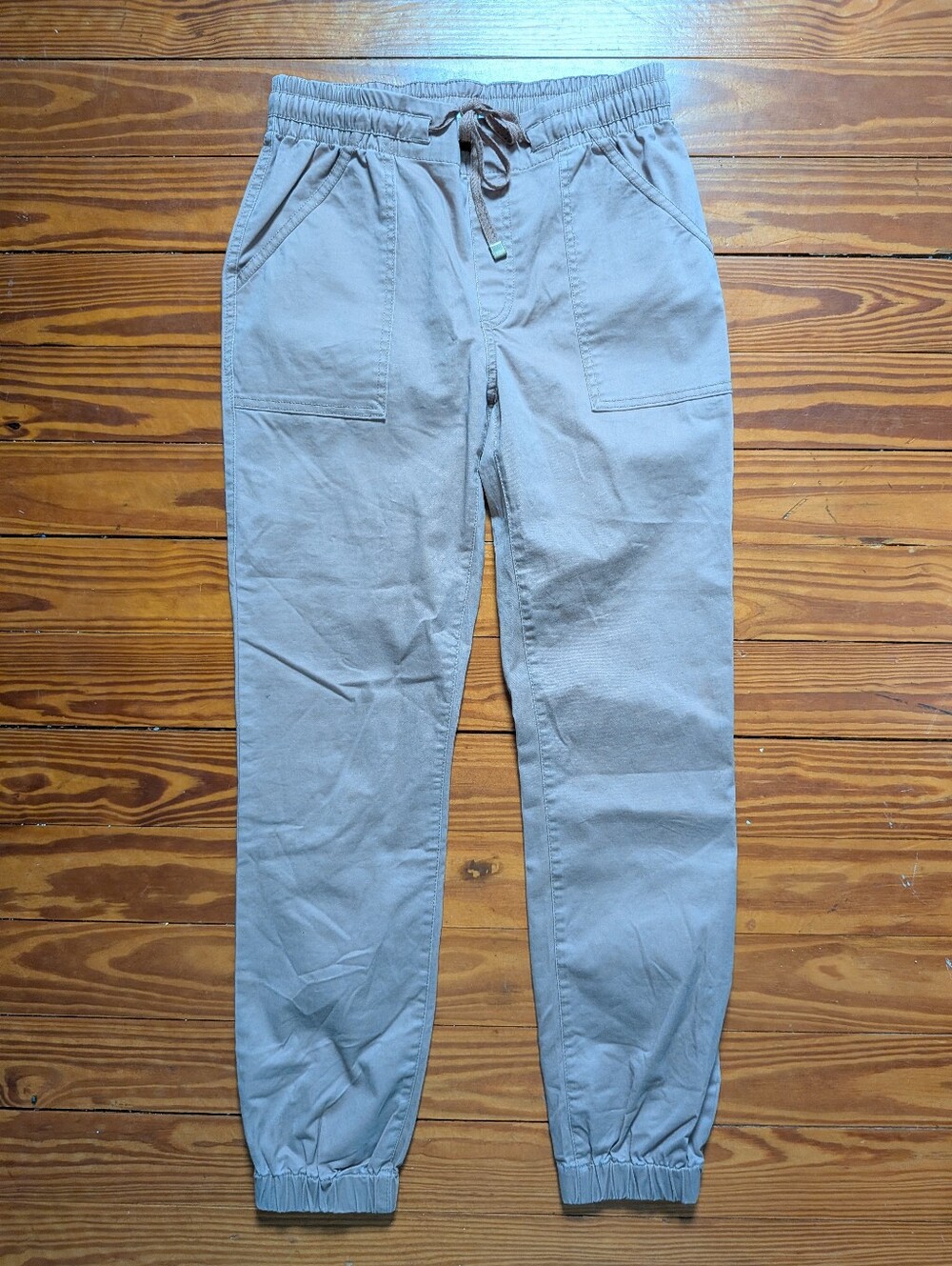 Frye & Co. Dusty Mauve Utility Jogger Pants Small Cotton Stretch - Picture 6 of 6
